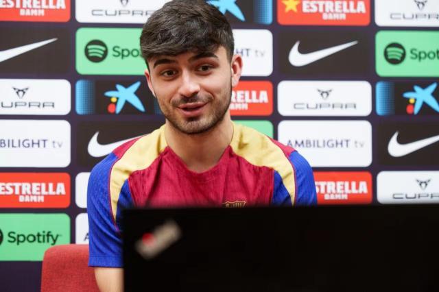 1709441390477099273.jpg 体坛对话佩德里:巴萨会尽力争冠 我们仍然有机会